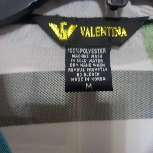 Valentina Colorful Sheer Black and White Strip Embellished Jacket - Picture 6 of 6